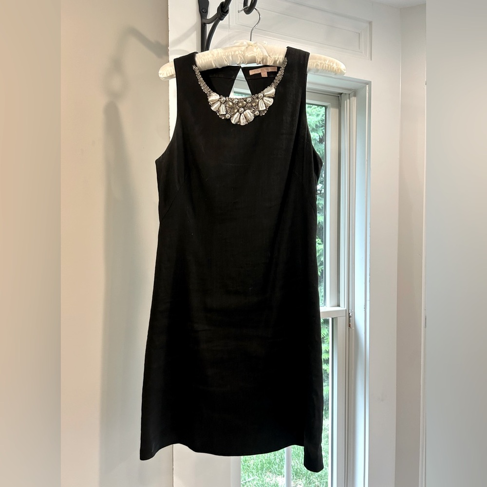 Black cocktail dress. Rebecca Taylor; size 4.